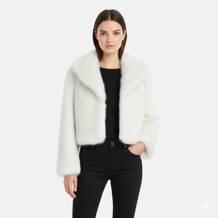 Abrigo de Piel Sintética Snow Angel